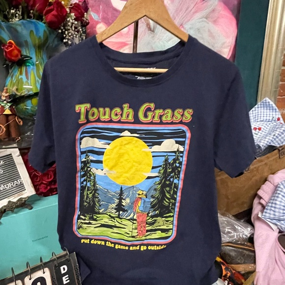Touch Grass - Put the game down and go outside TShirt - Picture 2 of 6